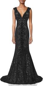 img 4 attached to 👗 Stunning LanierWedding Sequins Mermaid Bridesmaid Dresses: Shop Women's Clothing and Dresses