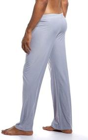 img 2 attached to 👖 Mendove Lounge Pants - Large Size, Black - Men's Clothing