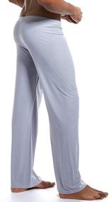 img 3 attached to 👖 Mendove Lounge Pants - Large Size, Black - Men's Clothing