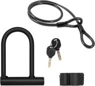 🚲 qwlwbu bike u lock with cable: ultimate heavy-duty security for mountain and road bikes logo