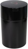 ☕ coffeevac 1 lb - the best vacuum sealed coffee storage container, black logo