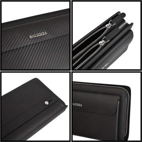 img 1 attached to 📚 Versatile BALIDIYA Genuine Leather Business Organizer - An Essential Tool for Efficient Organization