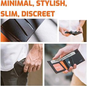 img 2 attached to Waterproof SlimFold RFID Wallet: Essential Men's Accessory for Wallets, Card Cases, and Money Organizers