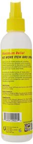 img 1 attached to 🌿 Relieve Itchy Scalp with Jamaican Mango No More Itch Gro Spray - 8 Ounce