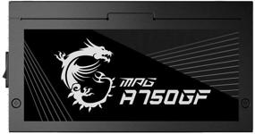 img 3 attached to Блок питания MSI MPG A750GF: 750 Вт, полностью модульный, 80 PLUS Gold, гарантия на 10 лет