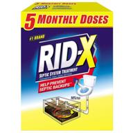 rid-x septic tank system treatment: 💩 5-month supply powder, 49 oz - highly effective! logo