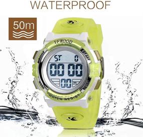 img 1 attached to 👦 Durable Kids' Digital Sports Waterproof Watches for Boys