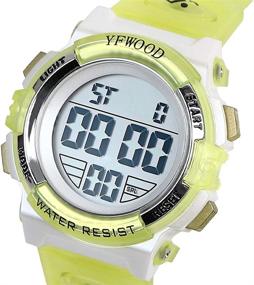 img 3 attached to 👦 Durable Kids' Digital Sports Waterproof Watches for Boys