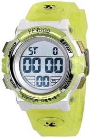 img 4 attached to 👦 Durable Kids' Digital Sports Waterproof Watches for Boys