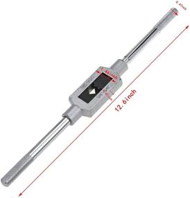 img 3 attached to 🔧 Bitray M6-M20 Adjustable Tap Wrench: Versatile 1/4"-3/4" Reamer Steel Hand Tool for Metalworking