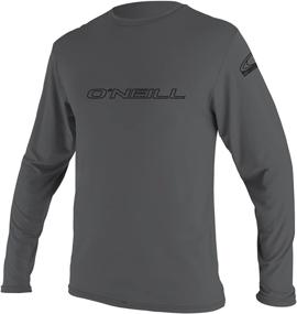 img 4 attached to 🌞 O'Neill Wetsuits Men's Basic Skins UPF 50+ Long Sleeve Sun Shirt: Ultimate Protection for Outdoor Activities