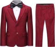 formal pieces blazer trousers wedding boys' clothing : suits & sport coats logo