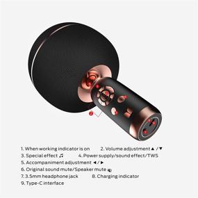 img 2 attached to 🎤 MONSTER M97 Superstar: Ultimate Handheld Wireless Karaoke Microphone for Home, Party, Car & Outdoor Fun with Bluetooth 5.0 and TWS Portable Speaker!