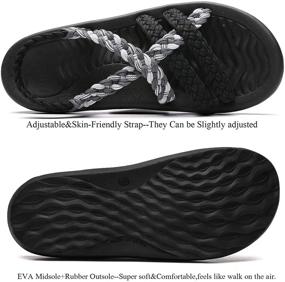 img 2 attached to Comfortable Sandals Lightweigh Warerproof Vacation Women's Shoes and Athletic