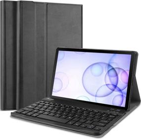 img 4 attached to ProCase Keyboard Case for Galaxy Tab S6 10.5 - 2019 Release - Black