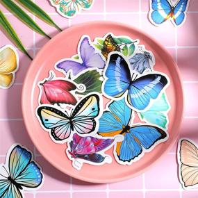 img 2 attached to Waterproof Butterfly Stickers Decorative Scrapbook
