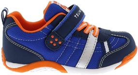 img 2 attached to Machine Washable Slip Resistant Non Marking Boys' Shoes with TSUKIHOSHI Strap Closure