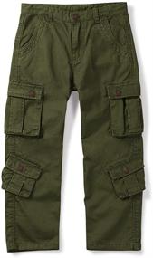 img 2 attached to Phorecys Cotton Combat Trousers 140 Age Boys' Clothing