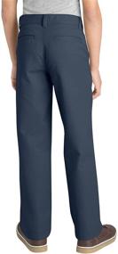 img 2 attached to Dickies Boys' Flex Waist Flat Front Pant: Comfortable and Stylish Bottoms for Active Kids!
