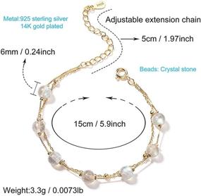 img 3 attached to Minshine Bracelets Link Adjustable Minimalist