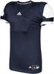 adidas coverage football jersey red white logo