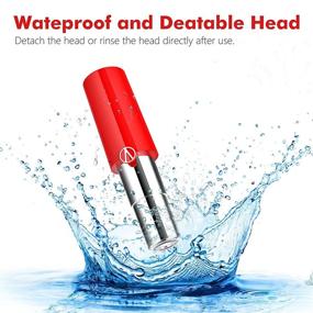 img 1 attached to 🪒 USB Rechargeable Painless Facial Hair Remover for Women - Waterproof Shaver Razor Epilator with LED Light, Ideal for Peach Fuzz, Fine Hair, Chin, Cheek, and Upper Lip