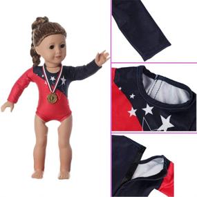 img 2 attached to 🏅 Fundolls Gymnastics Leotard: Olympic Medal-Winning Style and Performance