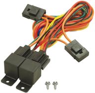 ⚡️ enhance cooling performance with derale 16765 dual relay wire harness for electric fans - black logo