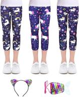 slaixiu leggings stretchy printing sxomf_140 girls' clothing for leggings logo