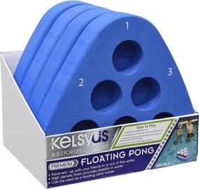 img 1 attached to 🏊 SwimWays Premium Floating Swimming Pool Pong Game and Drink Holder: Fun in the Sun with Assorted Colors!