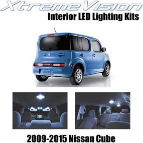 img 4 attached to Улучшите ваш опыт в автомобиле Nissan Cube с набором светодиодных ламп XtremeVision Cool White для салона + инструментом для установки (2009-2015, 5 штук)