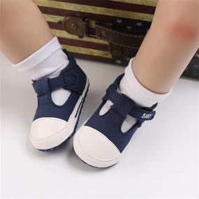 img 3 attached to 👟 HsdsBebe Leather Sneakers Slippers ZiMuwhite Boys' Shoes: Durable & Stylish Footwear for Boys