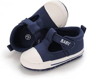 img 2 attached to 👟 HsdsBebe Leather Sneakers Slippers ZiMuwhite Boys' Shoes: Durable & Stylish Footwear for Boys