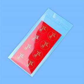 img 1 attached to 1000 Pack - 4x6 Clear Cellophane Bags | Self Sealing, 1.4 mils Thick for Bakery, Cookies, Photos, Prints, A1 Cards, Envelopes