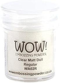 img 1 attached to 💫 Enhance Your Crafts with Wow Embossing Powder 15ml - Clear Matte Dull Finish