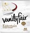 vanity fair impressions napkins white logo