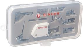 img 2 attached to 🧵 Набор аксессуаров для швейной машины SINGER с 9 лапками для швейной машины, двойной иглой и кейсом - Простое и четкое шитье