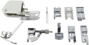 img 1 attached to 🧵 Набор аксессуаров для швейной машины SINGER с 9 лапками для швейной машины, двойной иглой и кейсом - Простое и четкое шитье