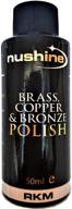 nushine brass copper bronze polish logo