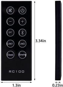 img 2 attached to 🔊 Enhanced Replacement Remote Control RC10D for Edifier R2000DB Soundbar System Bookshelf Speakers