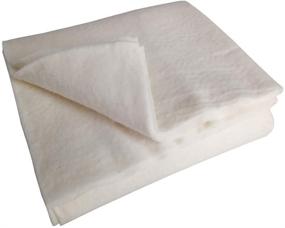 img 2 attached to 🧵 Warm and Natural 100% Cotton Quilt Batting, Set of 2, 36"x45" - Ideal for Sewing Quilts