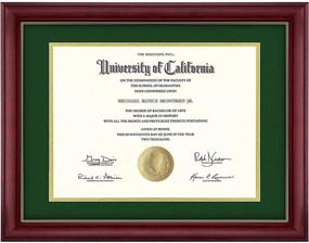 img 4 attached to Diploma Frame Protected Certificate Excellent