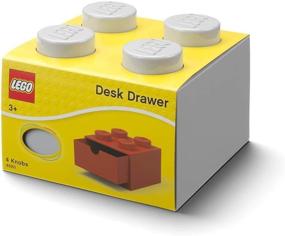 img 3 attached to 🧱 Room Copenhagen Lego Desk Drawer - Stackable Tabletop Storage - 6.2” x 6.2” x 4.5” - Brick 4, Stone Grey (40201733-Parent) - Improved SEO-friendly Title