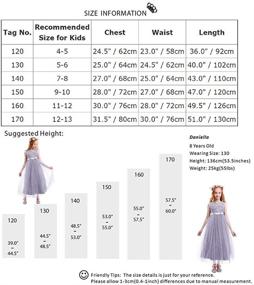 img 1 attached to 👰 OwlFay Wedding Bridesmaid Dresses: Enchanting Princess Attire for Girls