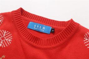 img 2 attached to SSLR Crewneck Reindeer Pullover Christmas Boys' Clothing : Sweaters