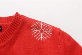 img 1 attached to SSLR Crewneck Reindeer Pullover Christmas Boys' Clothing : Sweaters