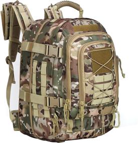 img 4 attached to 🎒 ARMYCAMOUSA Military Tactical Backpack - Army Molle Assault Rucksack for Travel