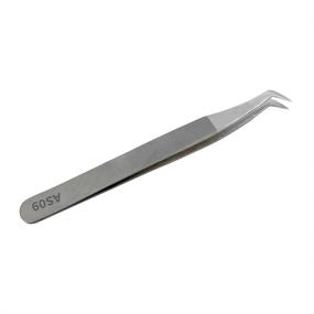 img 3 attached to 🔧 LASHVIEW Eyelash Extension Tweezers with Anti-Slip Anti-Static Grip - Professional Precision Curved Tips, Ideal for Grafting Individual Silk Mink Eyelash Extensions, Stainless Steel Volume Tweezers and Lash Extension Supplies