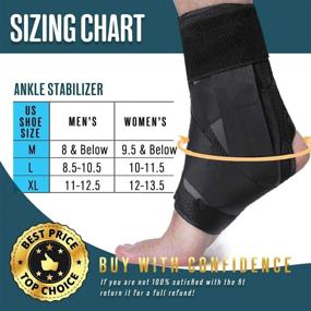 img 3 attached to 🏐 Adjustable Stabilizer for Sprained Volleyball and Basketball