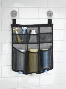 img 3 attached to Innovative iDesign Una Mesh Power Lock Suction Shower Organizer - Convenient and Stylish Bathroom Storage Solution in Black
